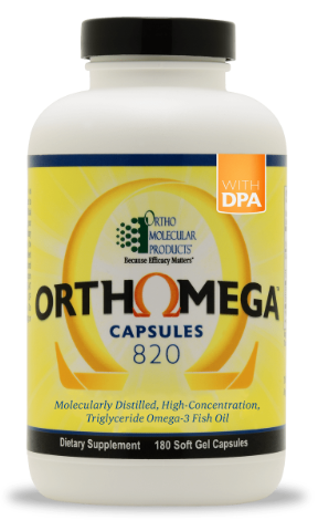 Ortho Molecular Products Orthomega 820 180 Softgels