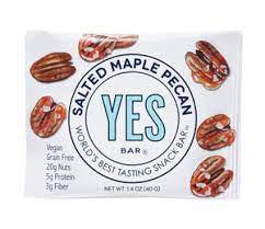 YES BAR SALTED MAPLE PECAN 1.4OZ