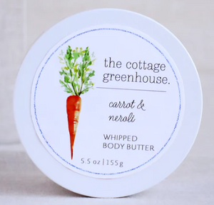 The Cottage Greenhouse Carrot & Neroli Whipped Body Butter