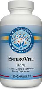 Apex Energetics EnteroVite (K-100) 180 Capsules