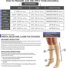 Load image into Gallery viewer, TRUFORM Medical Compression Stockings Knee High Large Beige  (8865 Firm)