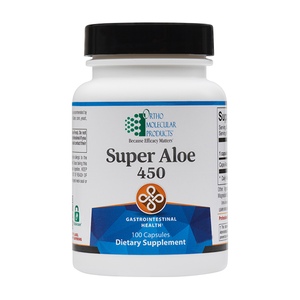 Ortho Molecular Products Super Aloe 450 100 Caps