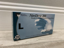 Load image into Gallery viewer, NitriDerm Powder Free Nitrile Synthetic Exam Gloves - Large - ONE CASE 2,000 Gloves (10 x 200)