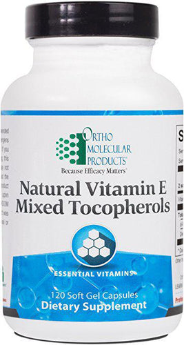 Ortho Molecular Products Natural Vitamin E Mixed Tocopherols