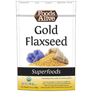 Foods Alive Gold Flaxseed 14oz