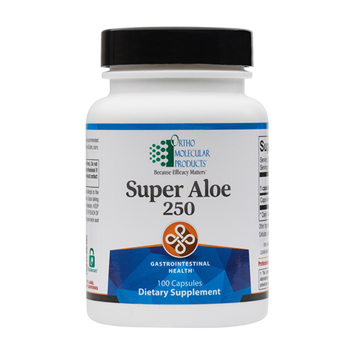 Ortho Molecular Products  Super Aloe 250 Capsules Qty 100