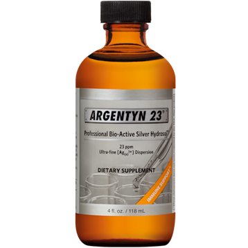 ARGENTYN 23 Professional Bio-Active Silver Hydrosol 23 ppm Ultra-fine Dispersion 4 FL OZ