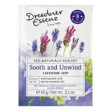 European Soaps Bath Essence SOOTHE & UNWIND Lavender & Hop 2.1 OZ
