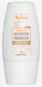 Avene Solaire UV Mineral Multi-Defense Tinted Sunscreen Fluid 50ml