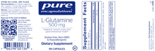 Load image into Gallery viewer, Pure Encapsulations L-Glutamine 500mg 90 capsules