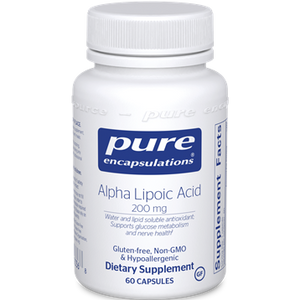 Pure Encapsulations Alpha Lipoic Acid 200 MG  60 Capsules