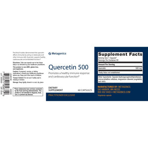 Metagenics Quercetin 500 - 60 Capsules