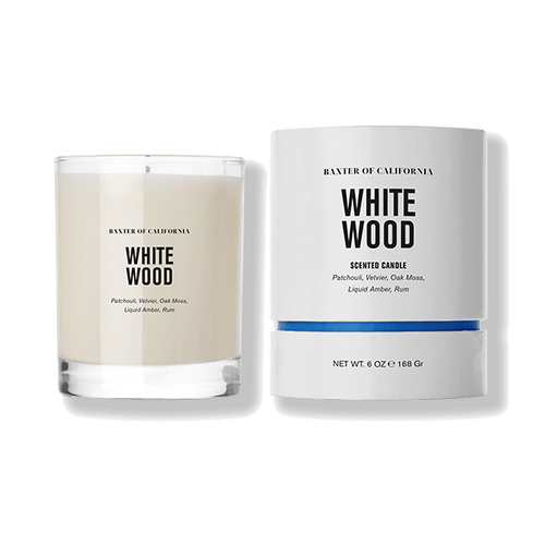 Baxter of California - White Wood Candle