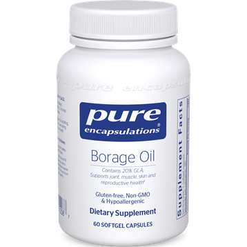 Pure Encapsulations Borage Oil 60 Softgel Capsules