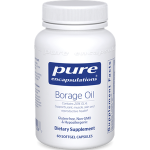 Pure Encapsulations Borage Oil 60 Softgel Capsules