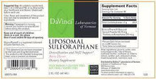 Load image into Gallery viewer, DaVinci Laboratories Liposomal Sulforaphane 2 fl oz