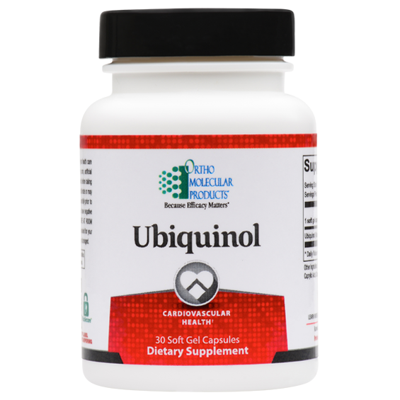 Ortho Molecular Ubiquinol 30 Gel Capsules