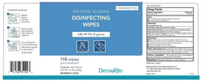 DermaRite Disinfecting Wipes -110 Wipes