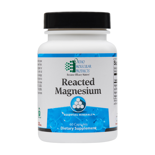 Ortho Molecular Products Reacted Magnesium 60 Capsules