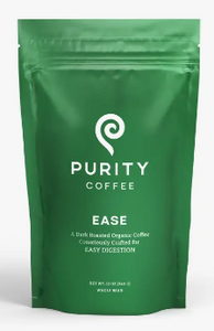 Purity Coffee EASE Dark Roast Whole Bean 12 ounce