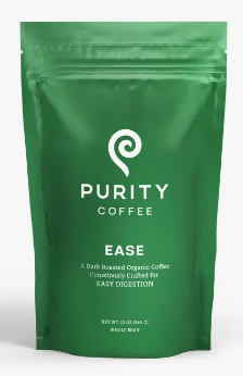 Purity Coffee EASE Dark Roast Whole Bean 12 ounce