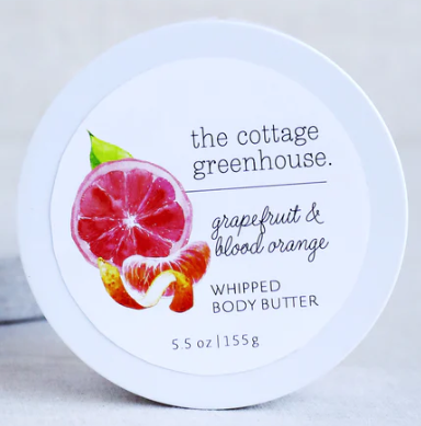 The Cottage Greenhouse Grapefruit & Blood Orange Whipped Body Butter