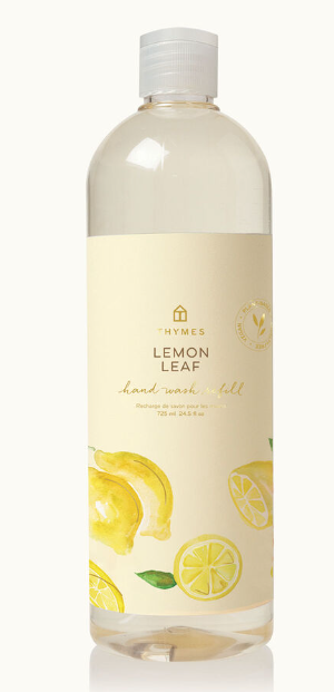 THYMES Lemon Leaf Hand Wash Refill 24.5 Fl Oz
