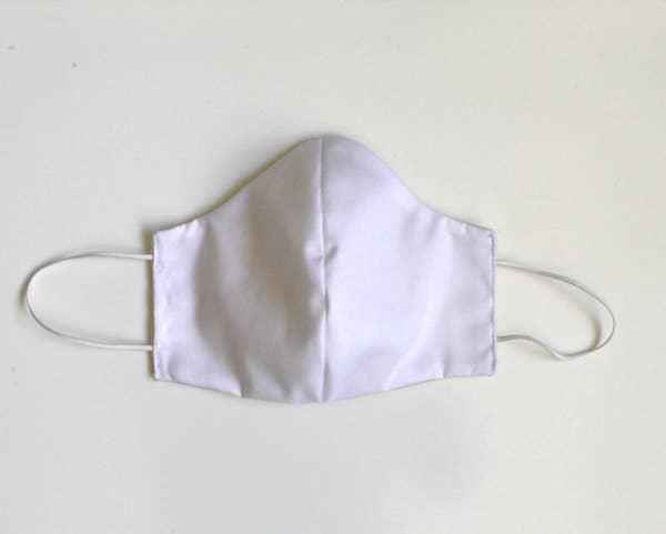 Face Mask With Filter - White